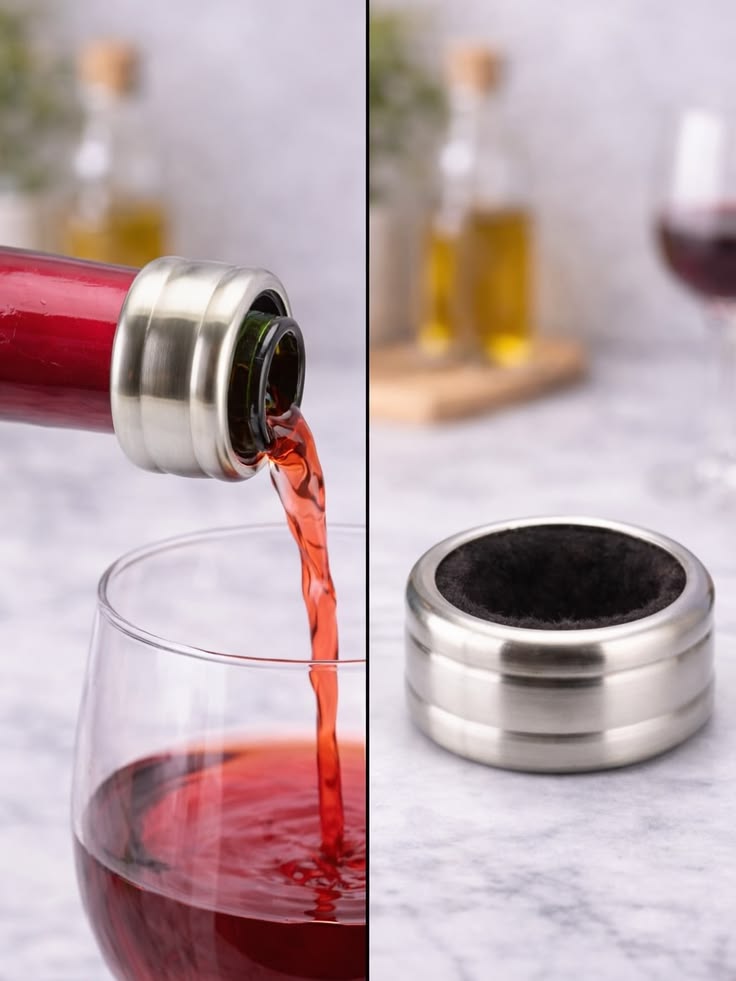 Kit Sommelier Clássico - Conjunto de Vinho em Caixa de Presente