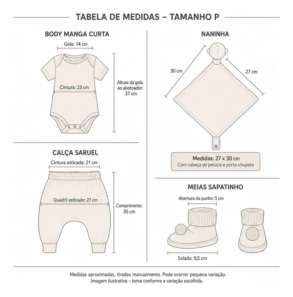 Kit Newborn Gold - Conjunto Boas-Vindas e Memórias